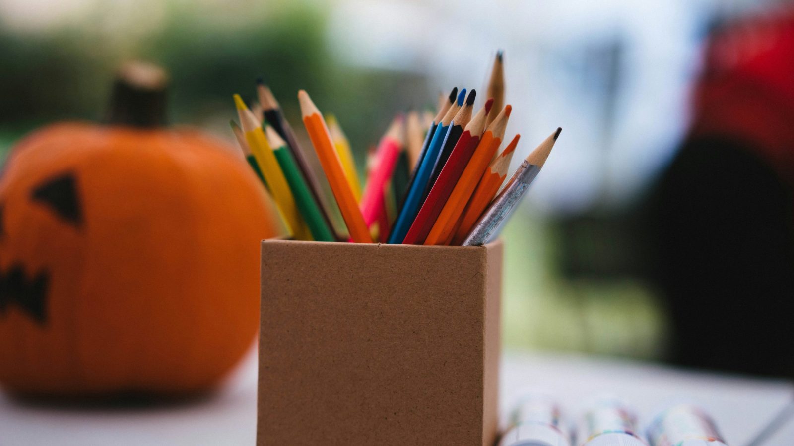 pot à crayon en carton